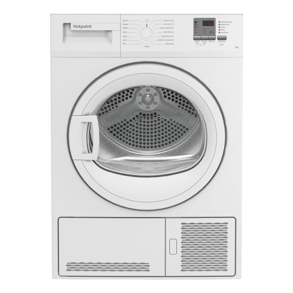 Hotpoint C HD C92 WWGD UK F/S 9kg Condenser Dryer  -  White