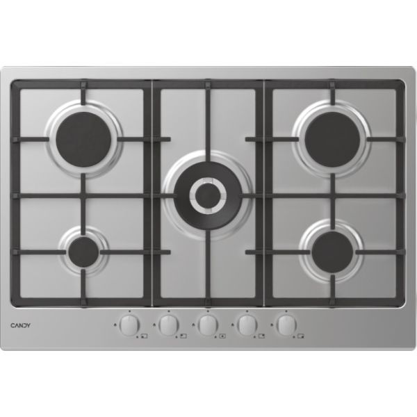 Candy CHG74WX 75cm Gas Hob - St/Steel