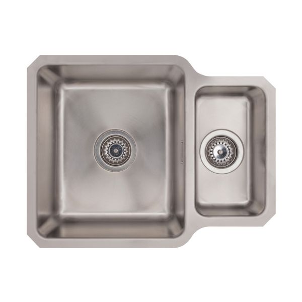 Prima 1.5B R25 Reversible Undermount Sink - St/Steel