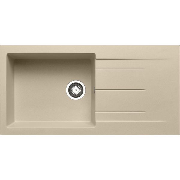 Prima Granite 1B & Drainer Inset Sink - Ivory
