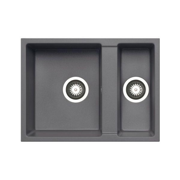 Prima Granite 1.5B Undermount Sink - Gunmetal