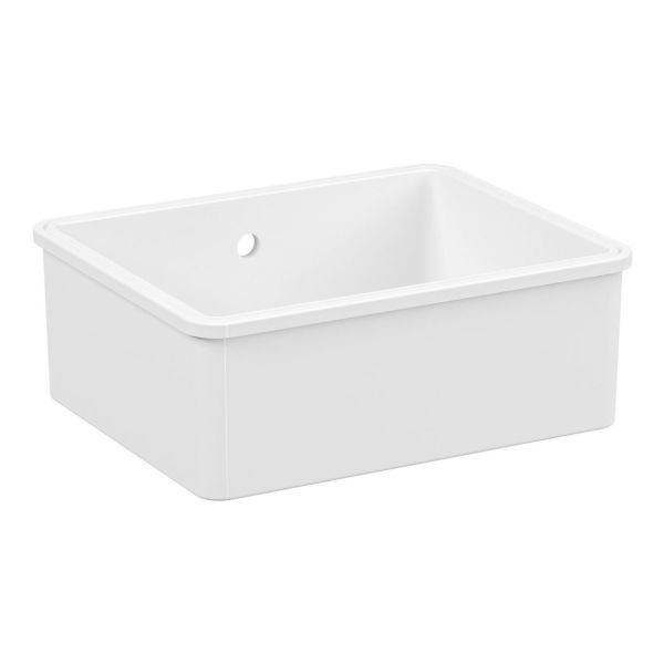 Prima 1B Undermount Ceramic Sink (Inc. Waste) - White