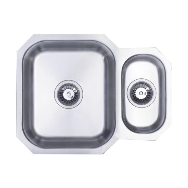 Prima 1.5B Undermount Reversible Sink - Polished Steel