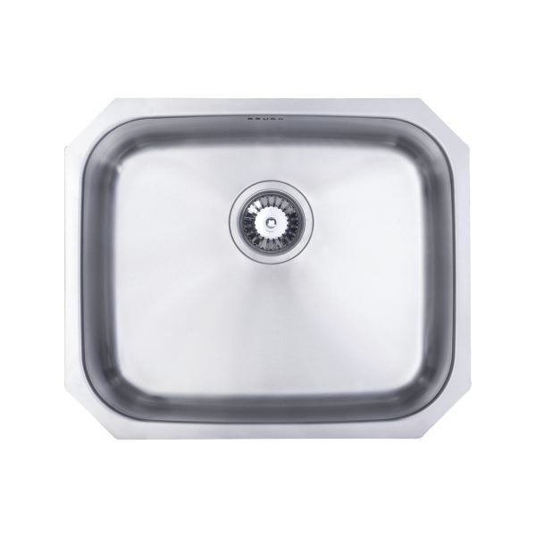 Prima 1B Large Undermount Sink - Polished Steel