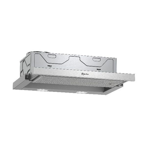 Neff N30 D46BR22N1B 60cm Telescopic Hood - Metallic Silver