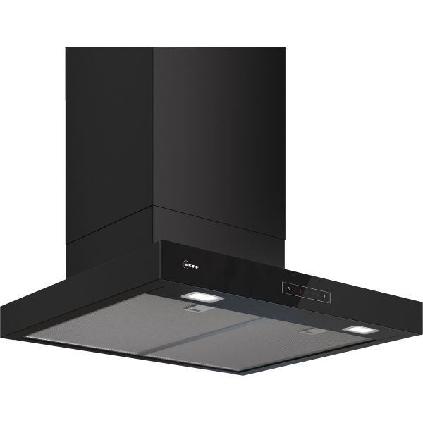 Neff N70 D67BDN2S0B Box Design 60cm Chimney Hood - Matt Black