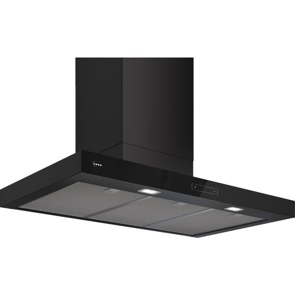 Neff N70 D97BDN2S0B Box Design 90cm Chimney Hood - Matt Black
