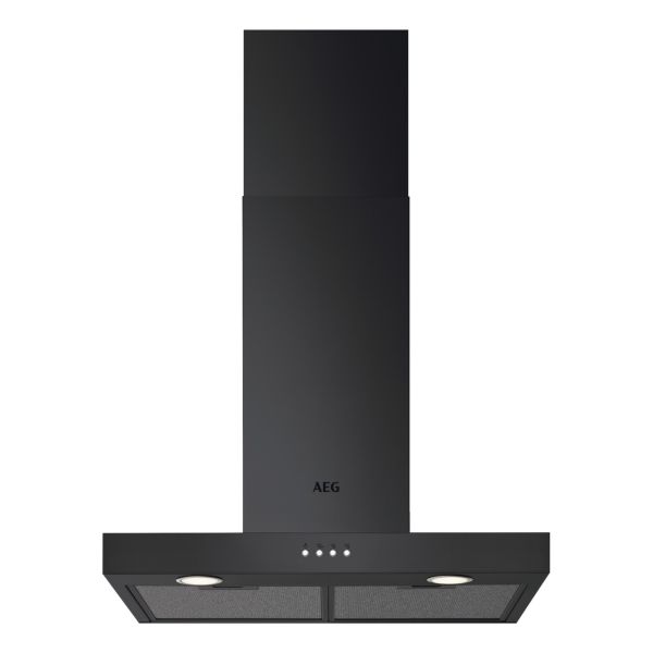 AEG DBX3651R 60cm Box Chimney Hood - Matt Black