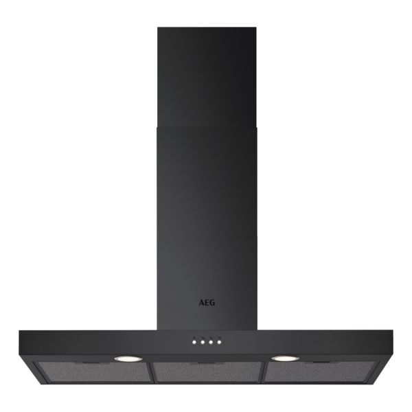 AEG DBX3951R 90cm Box Chimney Hood - Matt Black