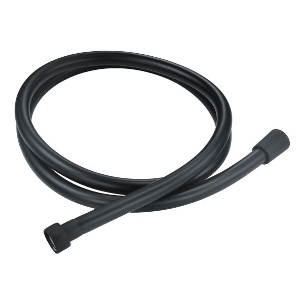 1.5m Easy Clean PVC Shower Hose - Black