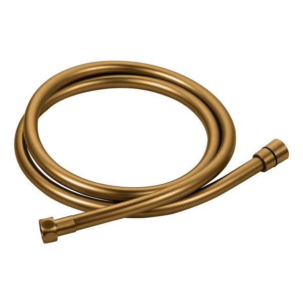 1.5m Easy Clean PVC Shower Hose - Brushed Bronze