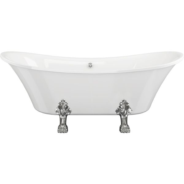 Cranleigh Freestanding 1760x710x775mm 0TH Bath w/Feet