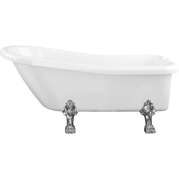 Sussex Freestanding 1530x670x760mm 2TH Bath w/Feet