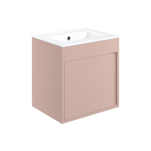 Sentia 510mm Wall Hung Unit & 1 Tap Hole Basin