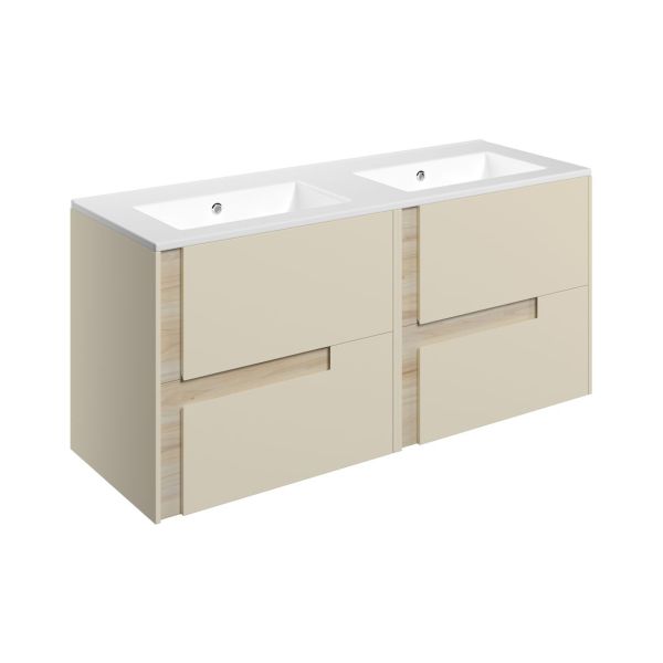 Aldo Wall Hung 1210mm 4 Drawer Basin Unit – Thin Edge 0 or 2th