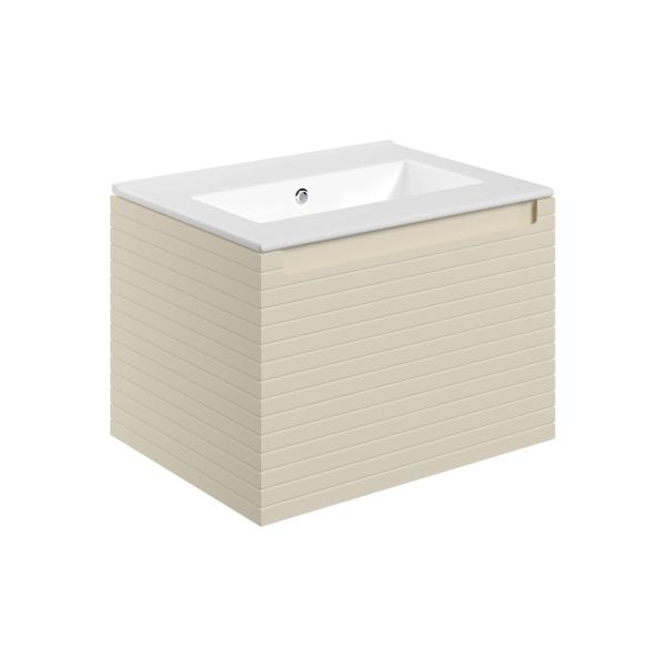 Penarth 615mm Wall Hung Unit 1 Drawer & 1 Tap Hole Thin Edge Basin