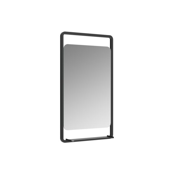 Boston 500mm Rectangle Mirror w/Shelf