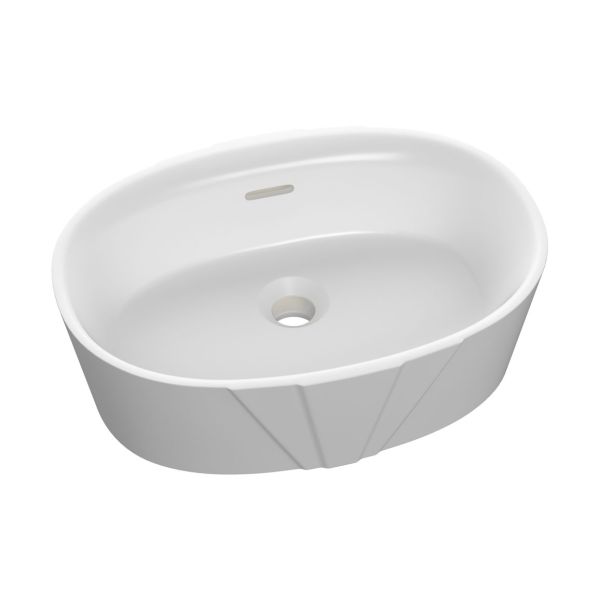 Usk 460x320mm Resin Washbowl - White