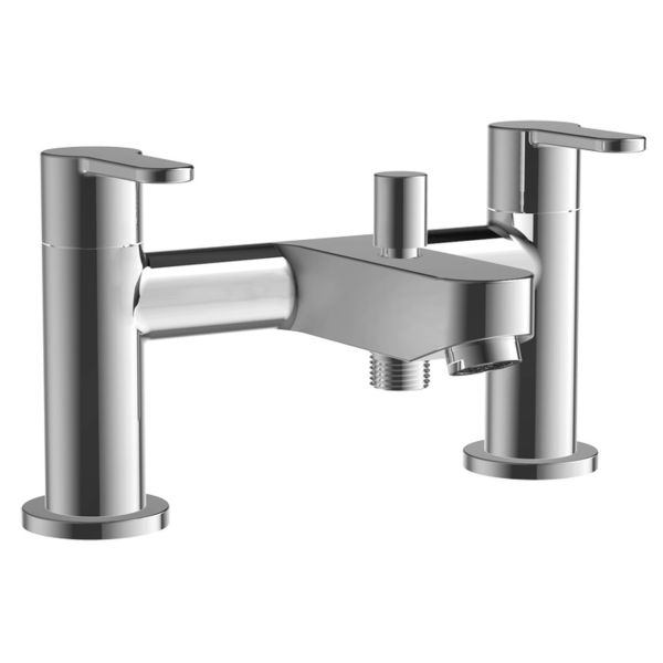 Abruzzo Bath/Shower Mixer & Shower Kit - Chrome