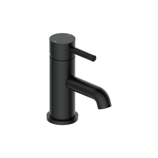 Tanga Basin Mixer & Waste - Matt Black