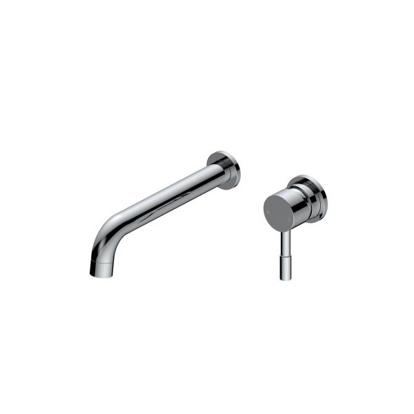 Tanga 220mm Wall Mounted Basin Mixer - Chrome