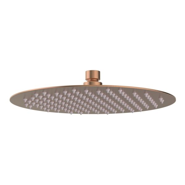 Altair 250mm Round Ultraslim Showerhead - Brushed Bronze