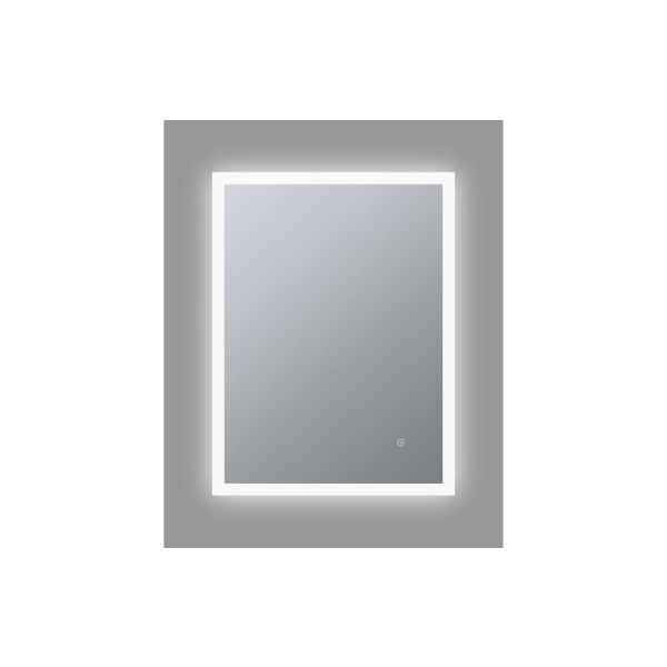 Calgary 600x800mm Rectangle Edge-Lit LED Mirror