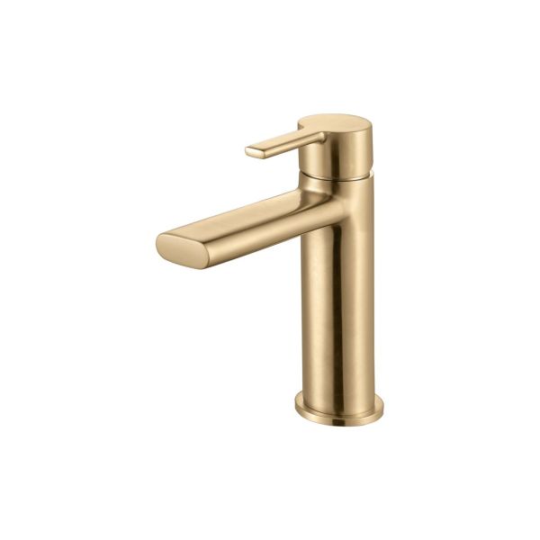 Chine Basin Mixer - Brushed Brass