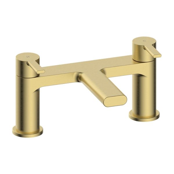 Chine Bath Filler - Brushed Brass