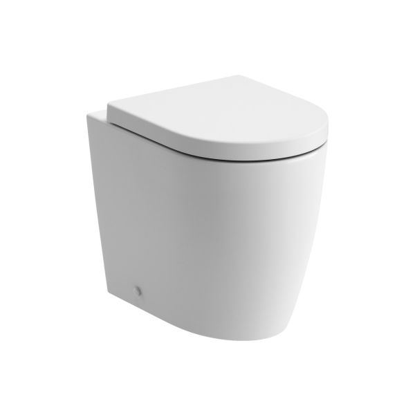 Crina Rimless Back To Wall Comfort Height WC & Soft Close Seat