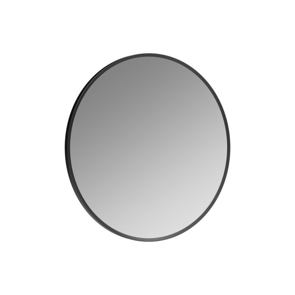 Cristina 600mm Round Mirror - Matt Black