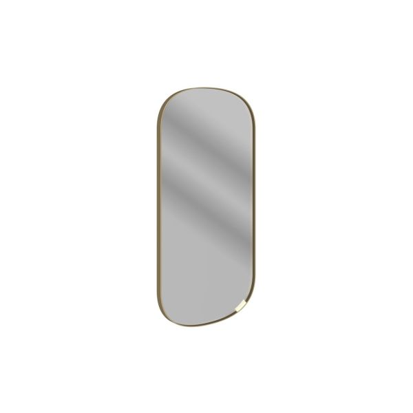 Cristina 800x400mm Oblong Mirror - Brushed Bronze