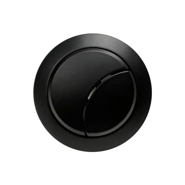 Dual Push Button Cover (Cable) - Matt Black