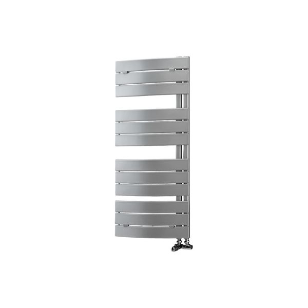 Ferrara Curved Panel Ladder Radiator (550x1080x49mm) - Chrome