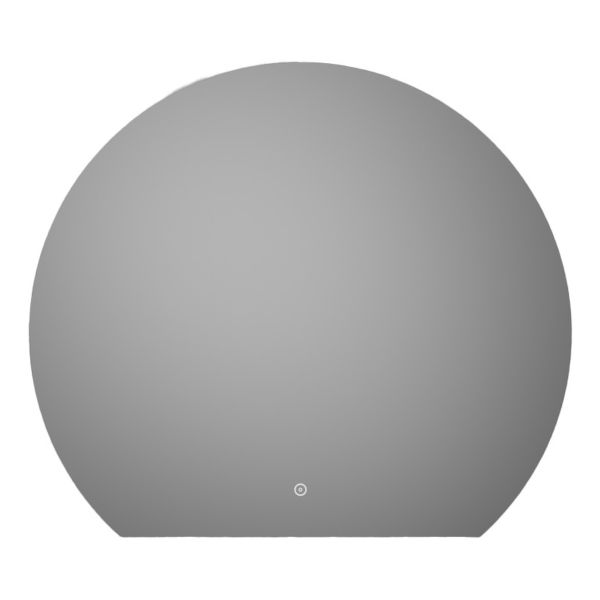 Foggia 800x700mm Round Back-Lit LED Mirror