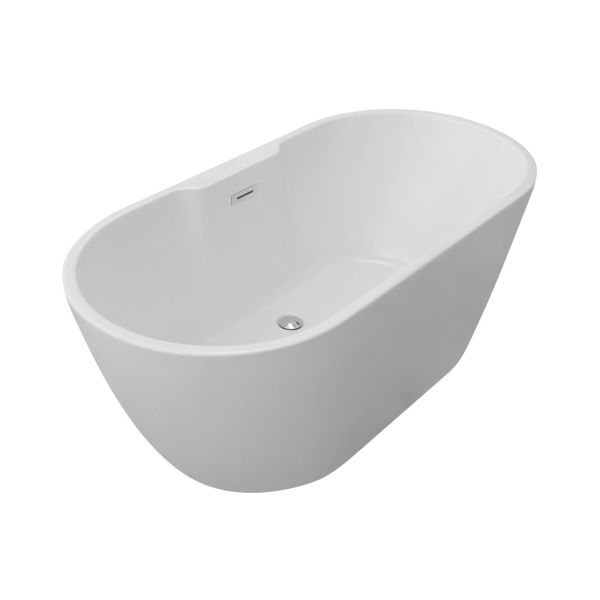 Gloucester Freestanding 1655x745x580mm 0TH Bath - Gloss White