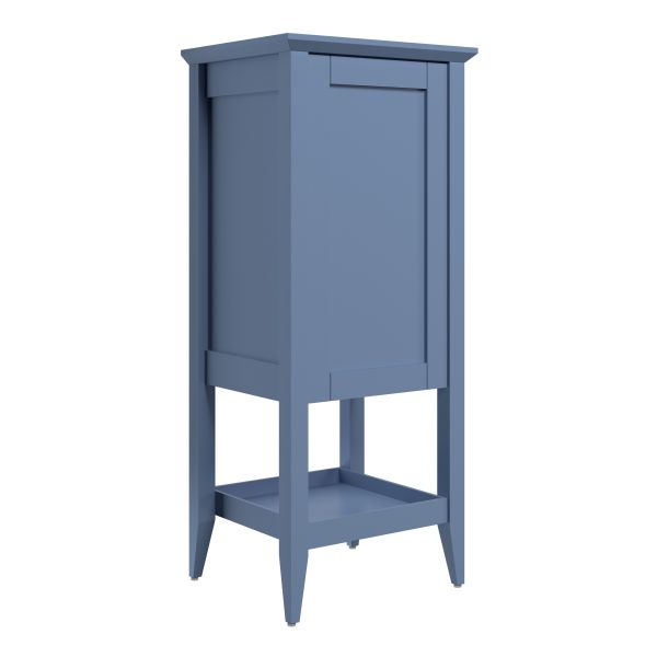 Holywell 470mm Floor Standing 1 Door Midi Boy Unit - Matt Misty Blue
