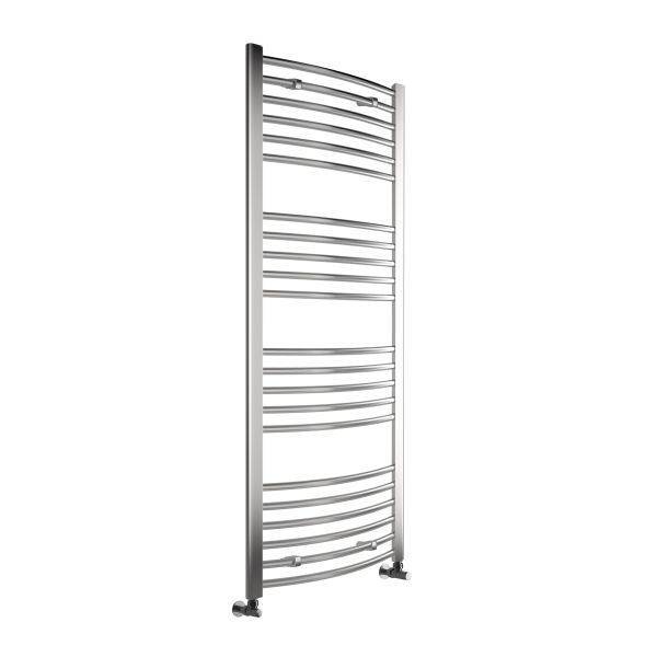 Huzac Curved 30mm Ladder Radiator (500x1600x30mm) - Chrome