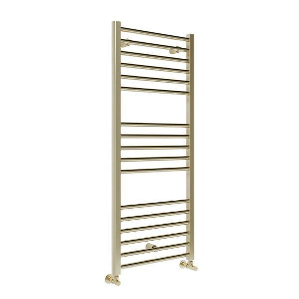 Huzac Straight 30mm Ladder Radiator (500x1600x30mm) - Brushed Brass