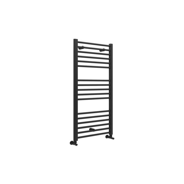 Huzac Straight 30mm Ladder Radiator (600x1200x30mm) - Matt Black