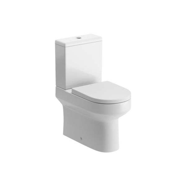 Irini Rimless Close Coupled Fully Shrouded WC & Soft Close Seat