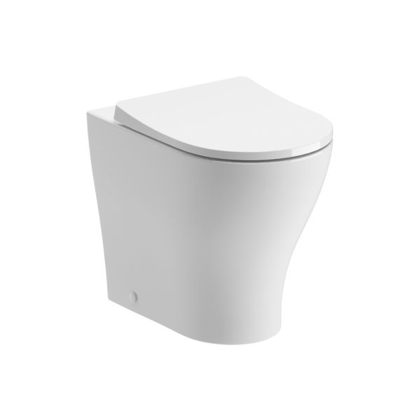 Larisa Rimless Back To Wall WC & Soft Close Seat