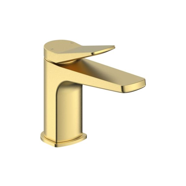 Olivia Basin Mixer & Waste - Brushed Brass