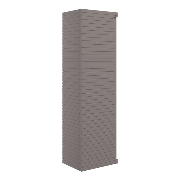 Parley 350mm Wall Hung 1 Door Tall Unit - Matt Taupe