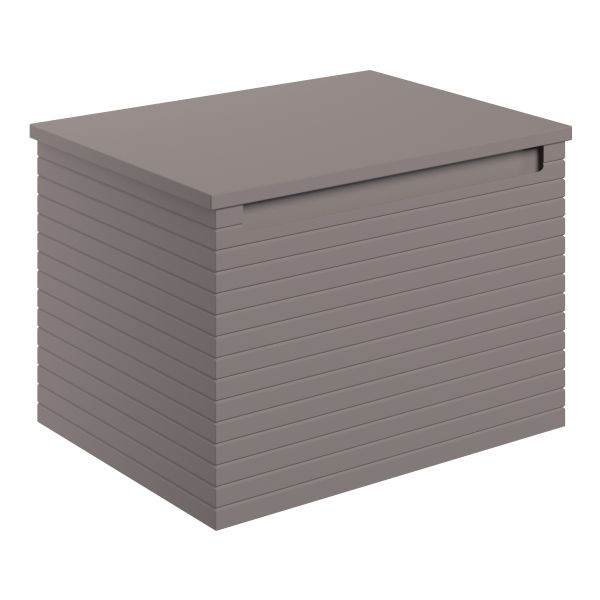 Parley 610mm Wall Hung 1 Drawer Basin Unit & Worktop - Matt Taupe