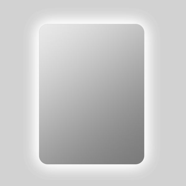 Pisa 600x800mm Rectangle Back-Lit LED Mirror