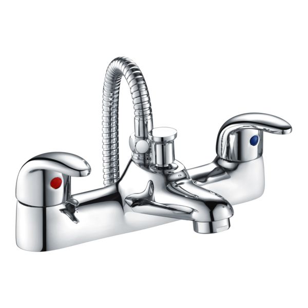 Prano Low Pressure Bath/Shower Mixer - Chrome