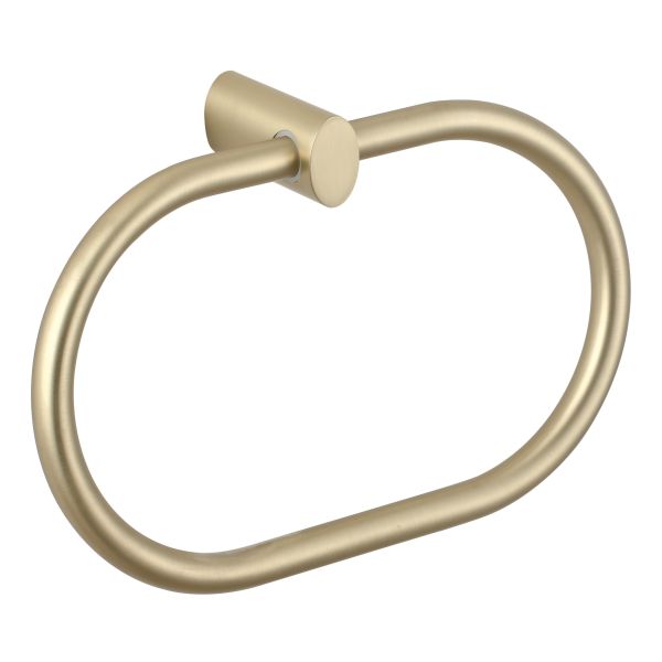 Preveza Towel Ring - Brushed Brass