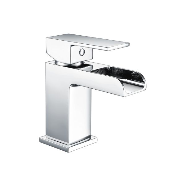 Saluzzo Basin Mixer - Chrome