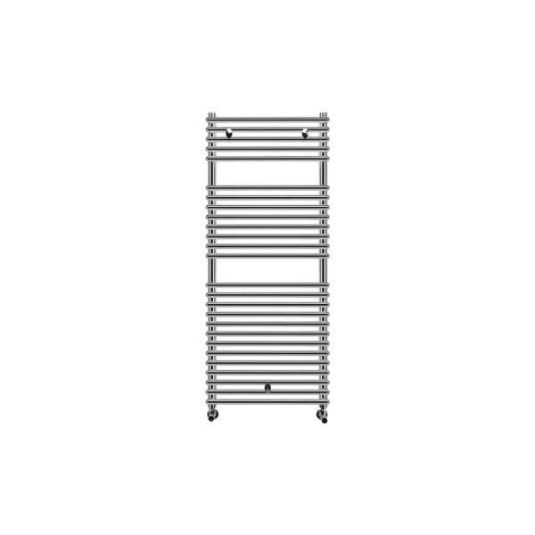 Sebasta Round Ladder Radiator (500x1190mm) - Chrome
